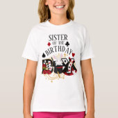 マジシャン誕生日ボーイシャツシスター誕生日パーティー Tシャツ (正面)