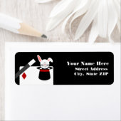 マジシャン誕生日住所 シール – レッド (インサイチュ)