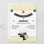 マジシャン誕生日招待状 招待状 (正面)