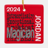 マジシャン超並外カスタム セラミックオーナメント (正面)