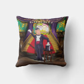 マジシャン魔法トリックオンステージ クッション (裏面)