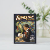 マジシャン1915年素晴らしヴィンテージポスター ポストカード (スタンド正面)