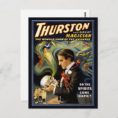 マジシャン1915年素晴らしヴィンテージポスター ポストカード (正面/裏面)