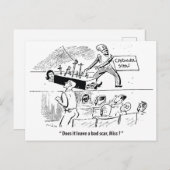 マジシャン・オン・ザ・シーン,ユーモア,ヴィンテージ ポストカード (正面/裏面)