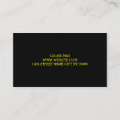 マジシャン，カジノ，トランプのポーカー，ディーラー，エンターテイメント, 名刺 (裏面)