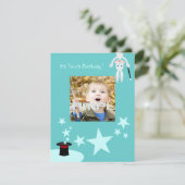 マジシャン·キッド·バースデー·パーティーの招待 招待状 (スタンド正面)