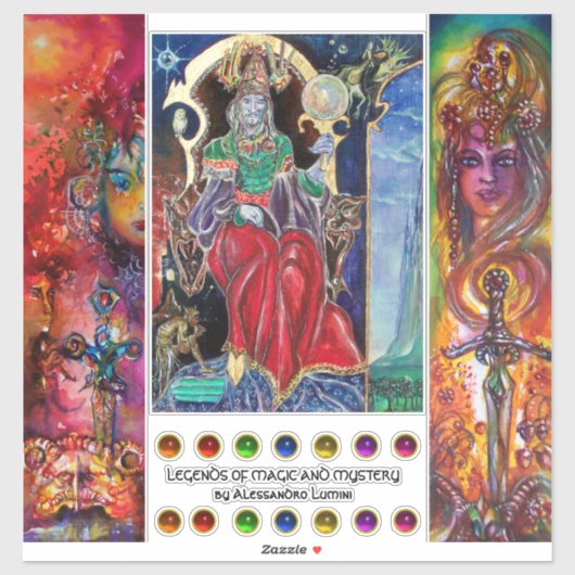 マジシャン・キング、エピック・ソード、エクスカリバー、ドゥレンダル、 シール (シート)