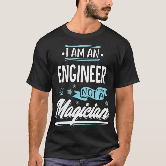 マジシャン・ギフトではないエンジニア Tシャツ (正面)