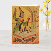 『マジシャン』グリーティングカード カード (黄色い花)