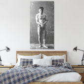 マジシャン・ハリー・ホーディニ鎖に乗り込む キャンバスプリント (インサイチュ (寝室))