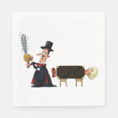 マジシャン・パフォーマンス スタンダードランチョンナプキン (正面)