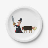 マジシャン・パフォーマンス ペーパープレート (正面)