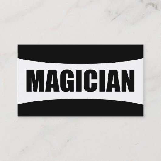 マジシャン・ビジネス・カード 名刺 (正面)