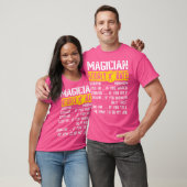 マジシャン マジック 時間料金 神奇 カード トリック 幻想 Tシャツ (ユニセックス)