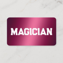 マジシャン 名刺