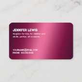 マジシャン 名刺 (裏面)