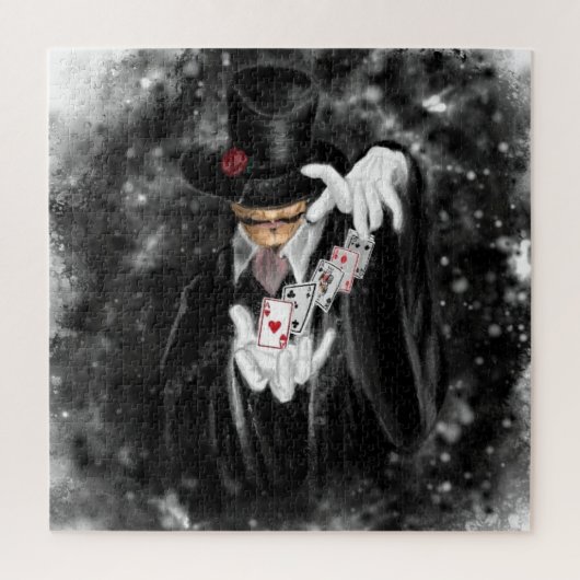マジシャンwithトランプアブラカダブラパズル ジグソーパズル (縦)