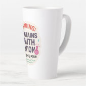 マジッおもしろいクエリクサーデザイン カフェラテマグ (右アングル)