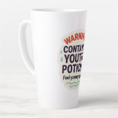 マジッおもしろいクエリクサーデザイン カフェラテマグ (左アングル)