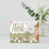 マジッお洒落クビレッジガーデン ポストカード (スタンド正面)