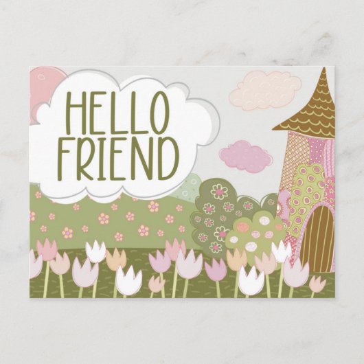 マジッお洒落クビレッジガーデン ポストカード (正面)