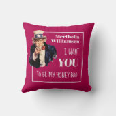 マジッカピンク ワタシ ターニーハニーboo ヴァレンタイン クッション (裏面)