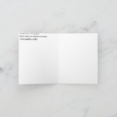 「マジックの誘惑」絵を描は次の上にあ空白のる サンキューカード (内部)