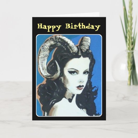 「マジックの誘惑」絵を描は サンキューカード (正面)