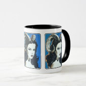 「マジックの誘惑」絵を描は マグカップ (正面右)