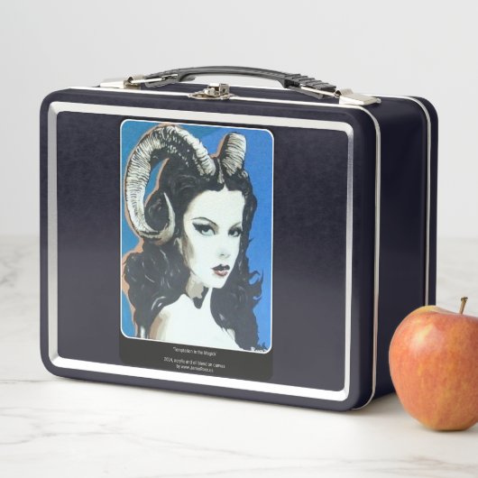 「マジックの誘惑」絵を描は メタルランチボックス (インサイチュ)