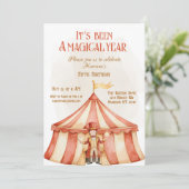 マジックイヤーマジシャン誕生日 招待状 (スタンド正面)