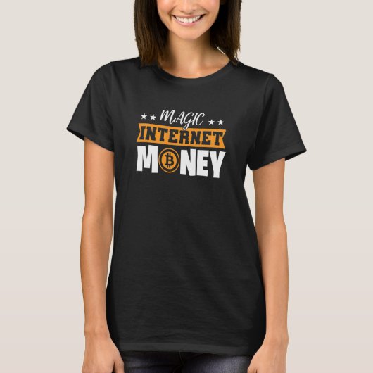 マジックインターネットマネー ビットコイン Tシャツ (正面)