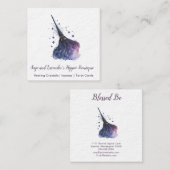 マジックウィッチブルームスクエアビジネスカード スクエア名刺 (正面/裏面)