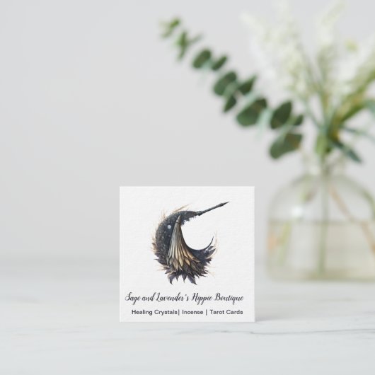 マジックウィッチブルームーンスクエアビジネスカード スクエア名刺 (スタンド正面)