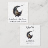 マジックウィッチブルームーンスクエアビジネスカード スクエア名刺 (正面/裏面)