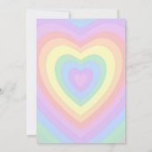 マジックガーリーカントリーポニー子供の誕生日パーティー 招待状 (裏面)