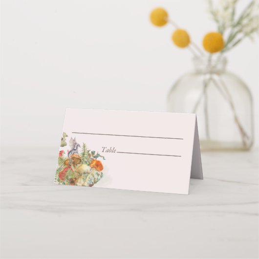 マジックキノコとドラゴンの座席表 プレイスカード (正面)