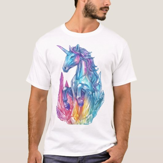 マジッククリスタルケーブユニコーン(1) Tシャツ (正面)