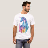 マジッククリスタルケーブユニコーン(1) Tシャツ (正面フル)