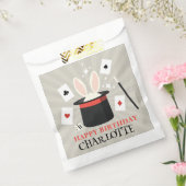 マジックショーマジシャンキッズ誕生日カスタム名 フェイバーバッグ (封をした状態)