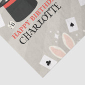 マジックショーマジシャンキッズ誕生日カスタム名 薄葉紙 (詳細)