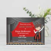 マジックショー誕生日パーティー 招待状 (スタンド正面)