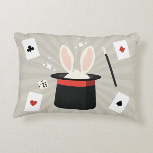 マジックショー魔術師キッズ アクセントクッション (裏面)