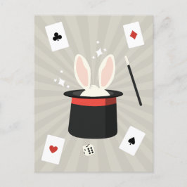 マジックショー魔術師キッズ シーズンポストカード