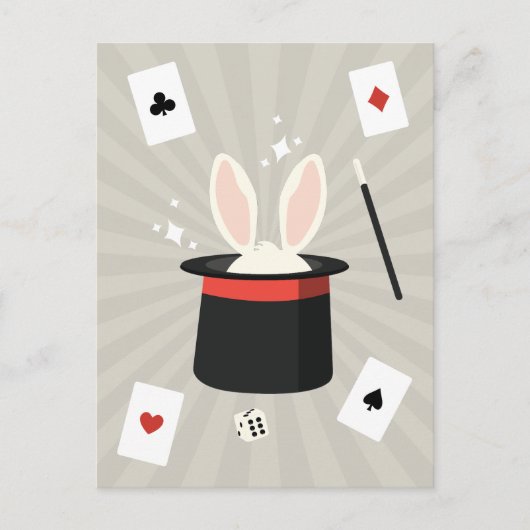 マジックショー魔術師キッズ シーズンポストカード (正面)