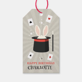 マジックショー マジシャン 子供 誕生日 カスタム名 ギフトタグ