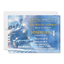 マジックトレインバーサデー招待状