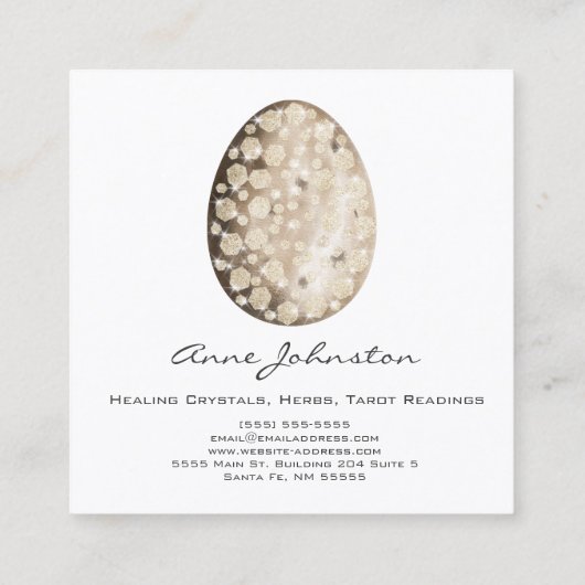 マジックドラゴンエッグ名刺 スクエア名刺 (裏面)