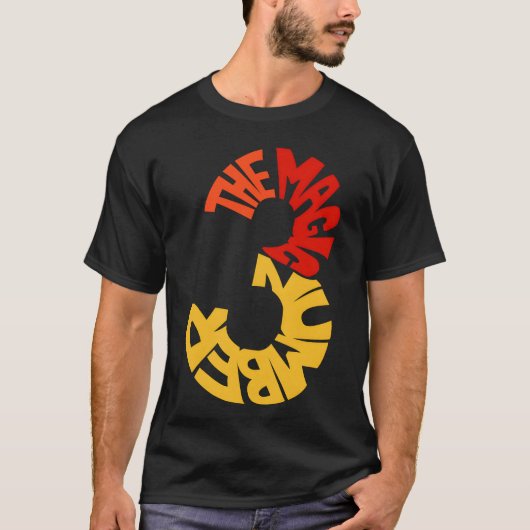 マジックナンバーの女の子 Tシャツ (正面)