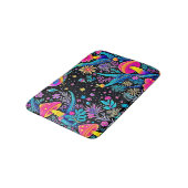 マジックネオンフォレストナイトドリームデザイン バスマット (アングル)